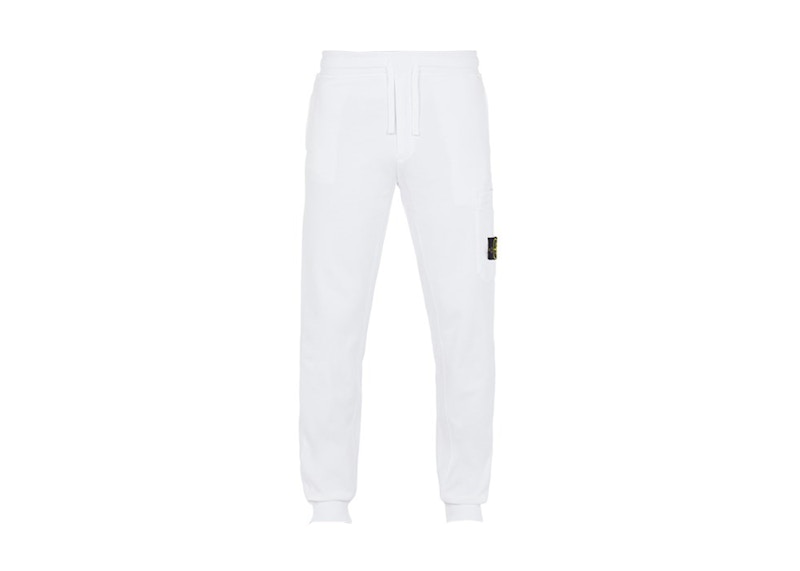 Stone island 2025 white sweatpants