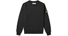 Stone Island 72156 Garment Dyed Cotton Crewneck Black