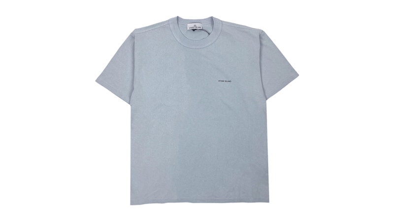 Pre-owned Stone Island Men's Bonded T-shirt In Sky Blue