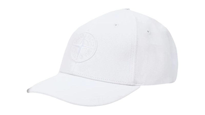 Pre-owned Stone Island Men's Cappello Cap In White