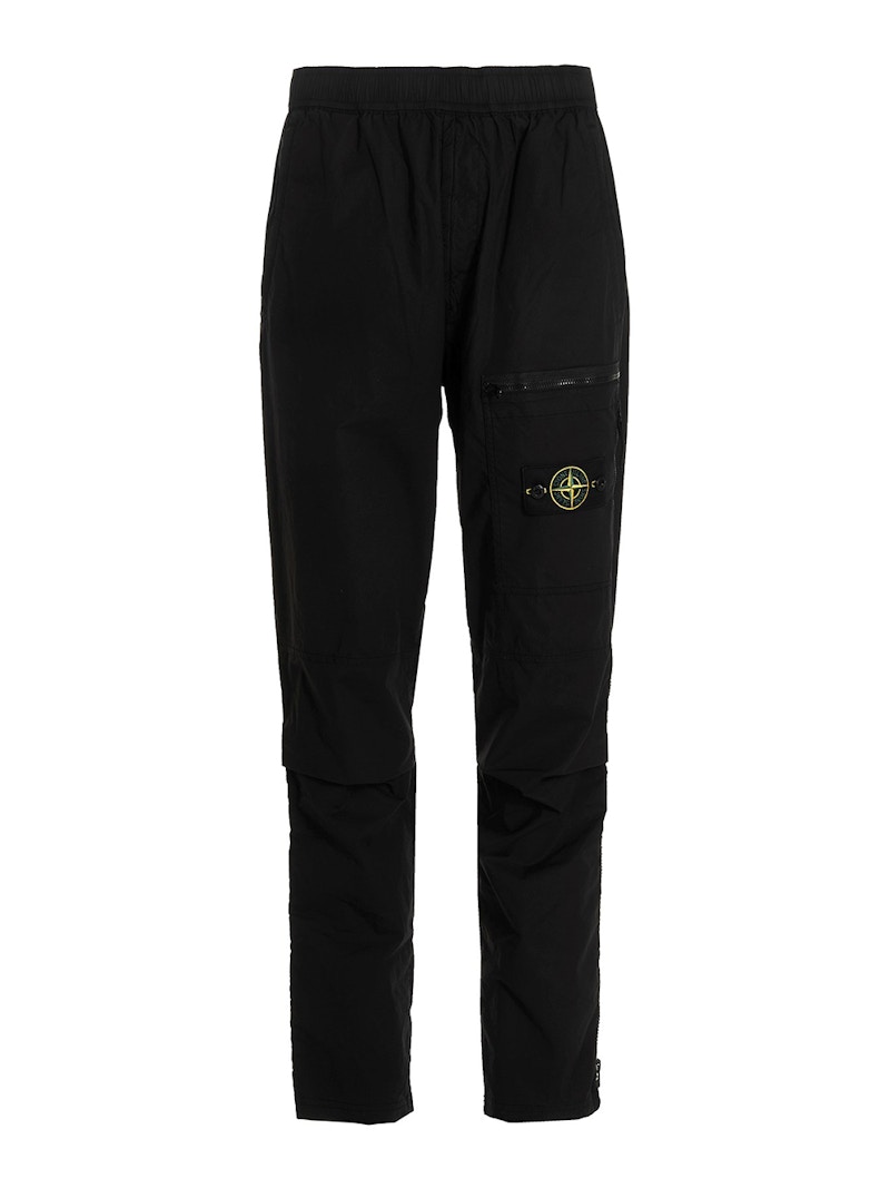 Stone Island Cargo Pants Black Men's - US