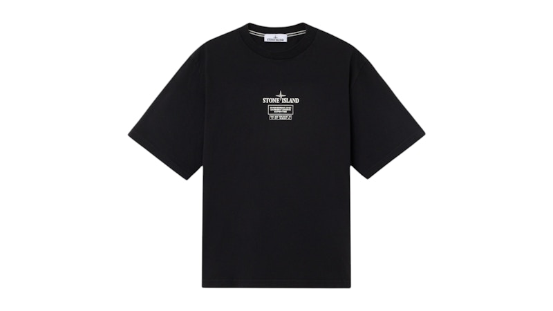 Stone Island Combed Organic Cotton Jersey 2100037 T-shirt Black