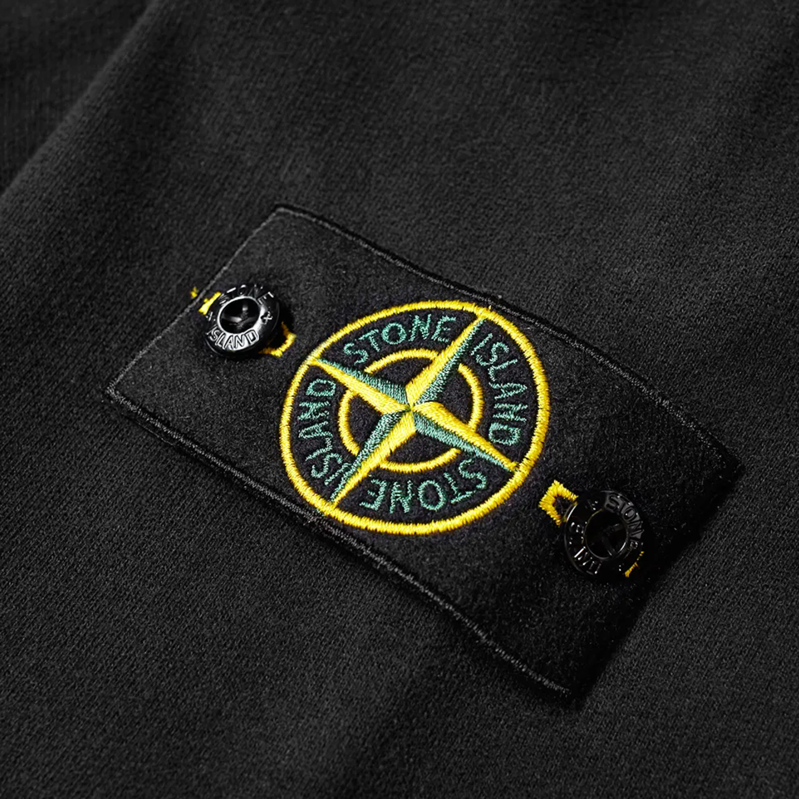 Stone island best sale badge sweatshirt