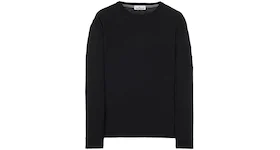Stone Island Embroidered Sleeve Long Sleeve T-shirt Black