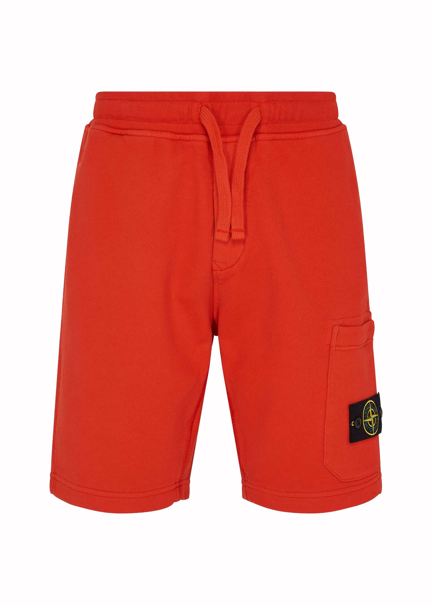 Stone Island Junior Compass-motif swim shorts - Orange