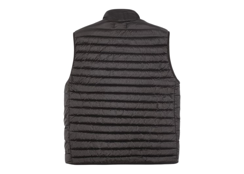 Stone Island G0224 Loom Woven Chambers R-Nylon Down-TC Gilet Black