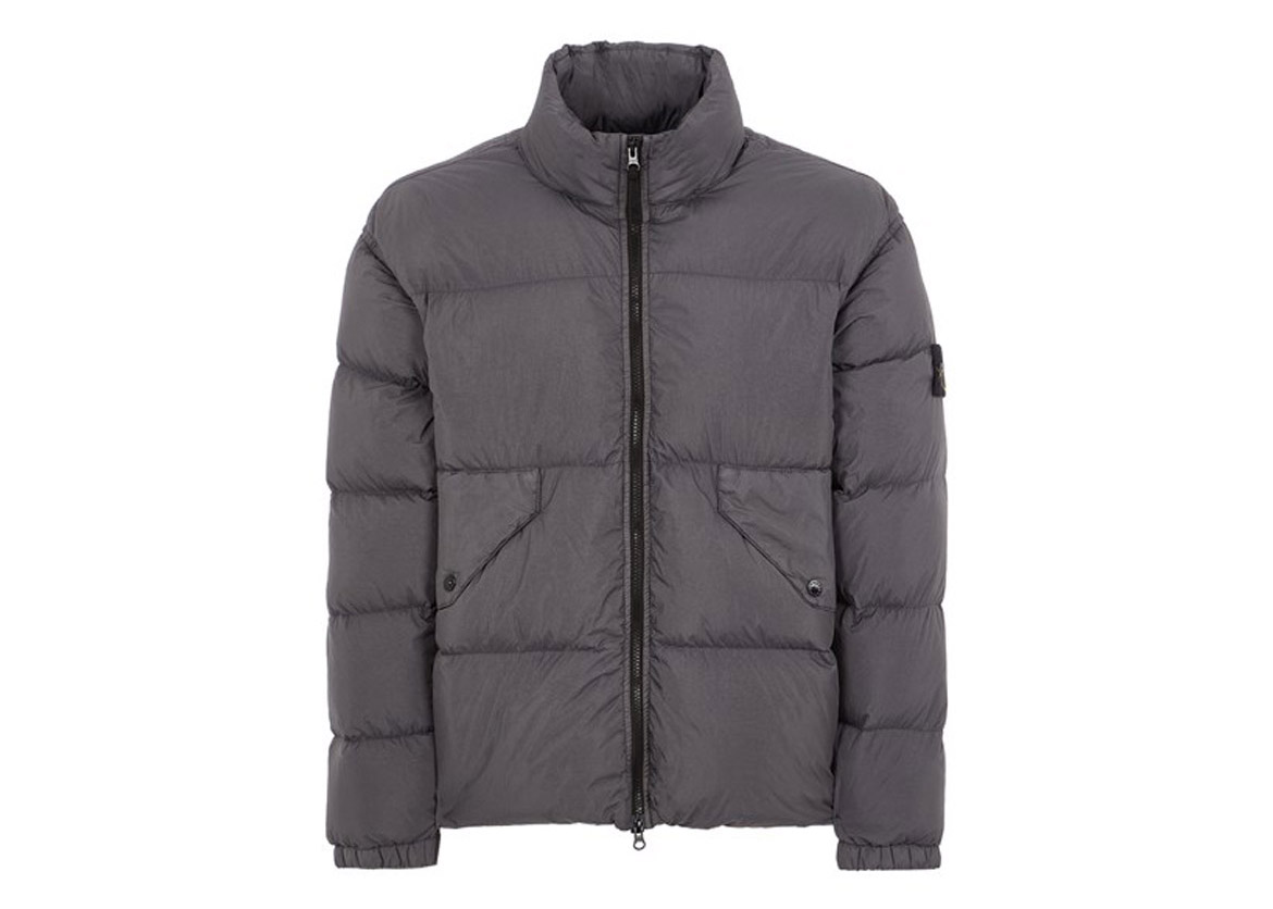 Stone Island Garment Dyed 40623 Crinkle Reps Recycled Nylon Jacket