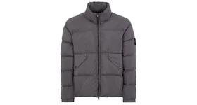 Stone Island Garment Dyed 40623 Crinkle Reps Recycled Nylon Jacket Lead