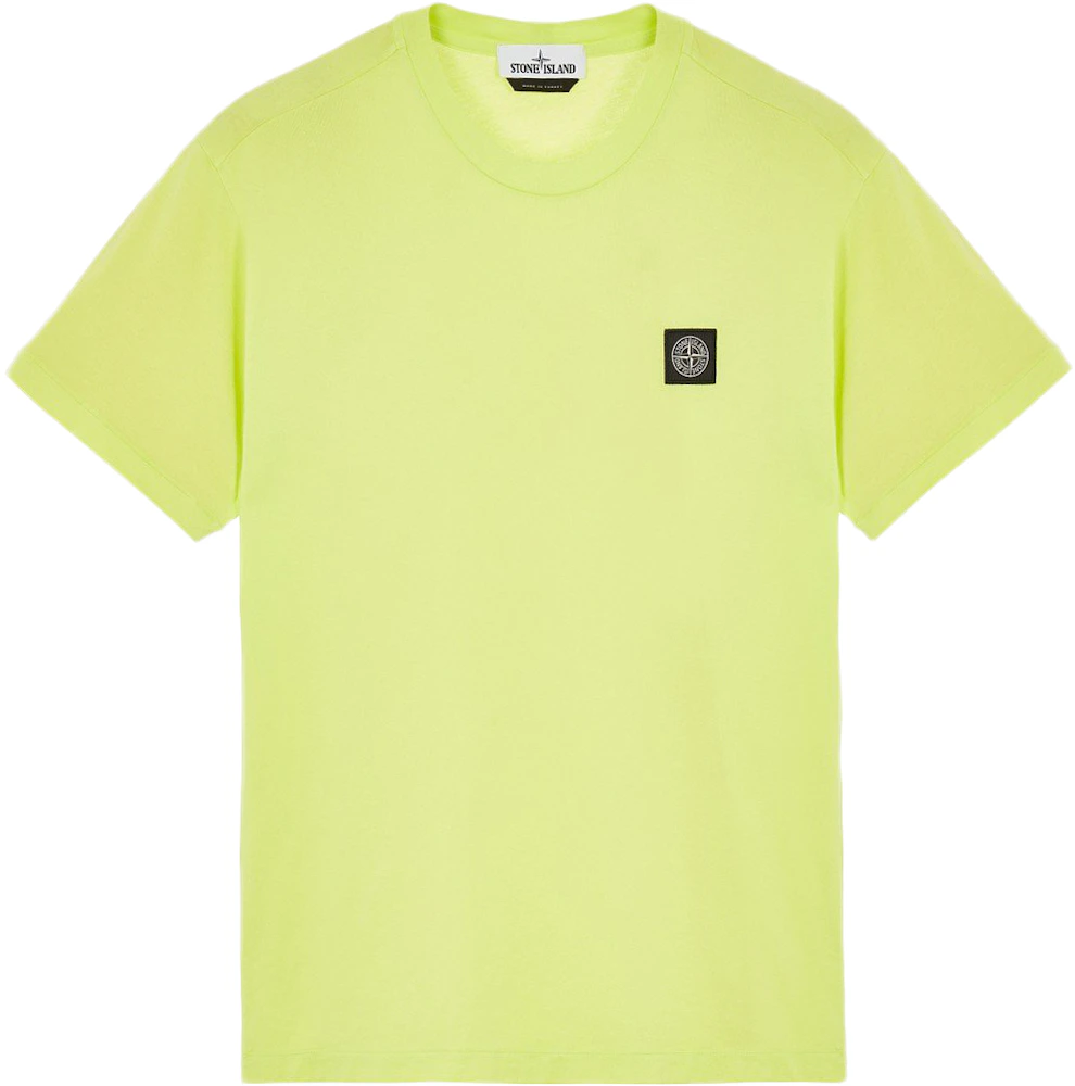 Stone Island Garment Dyed T-shirt Lemon Men's - US