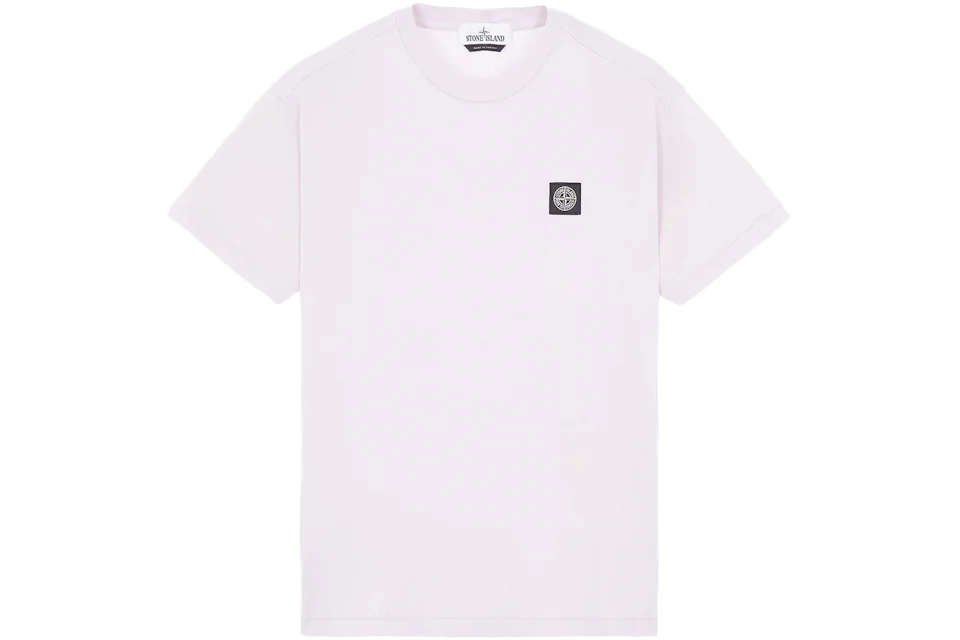 Stone Island Garment Dyed T-shirt Onion Pink