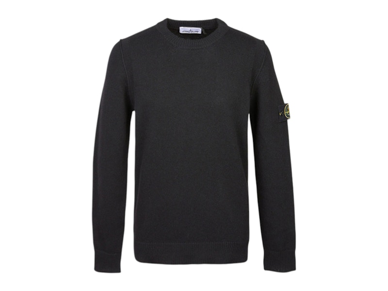 Stone Island Men's Organic Cotton Sweater Black