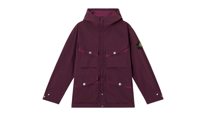 Stone Island Light Compact Touch Poly-TC 60% Recycled Polyester Q100014 Jacket Amaranth
