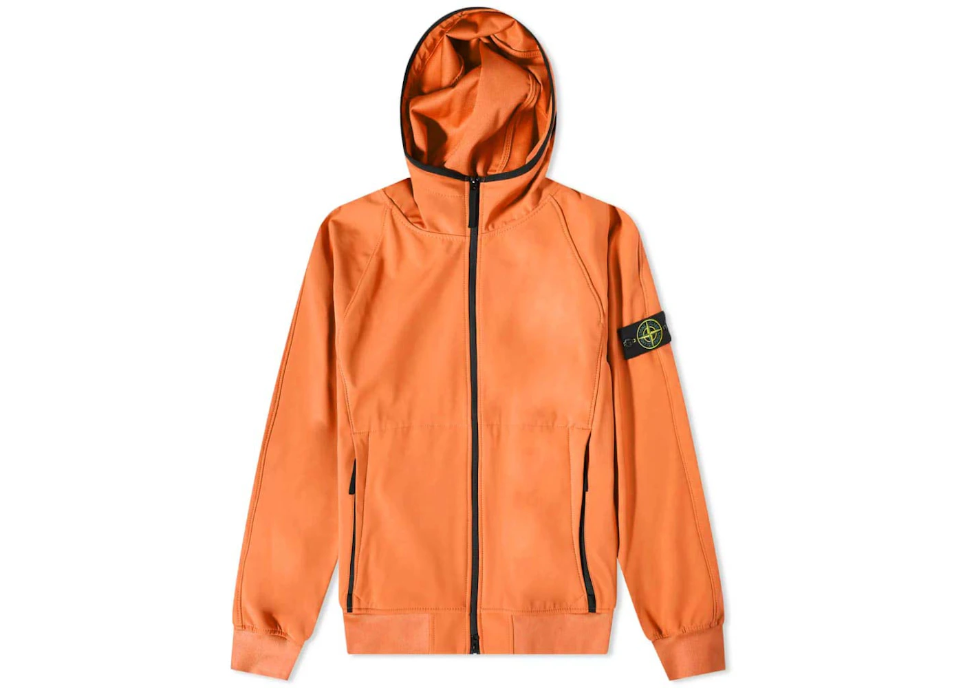 Stone Island Light Soft Shell-R Jacket Orange Men's - US