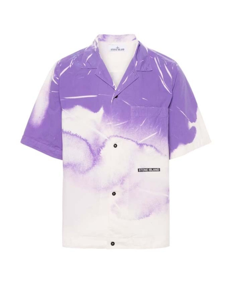 Stone island lavender overshirt online