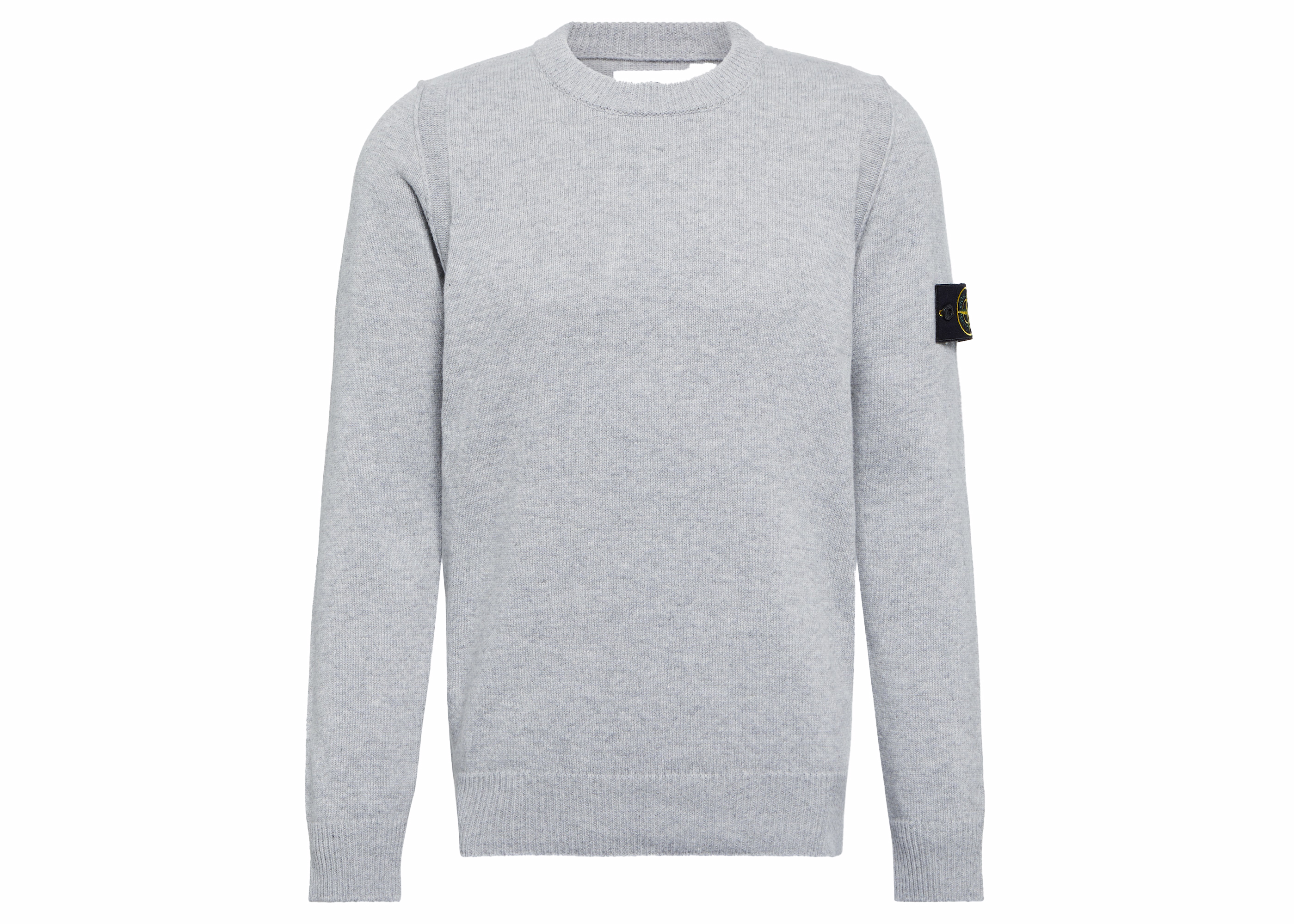 Stone island logo outlet sweater