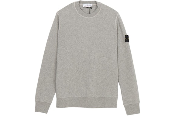 Stone Island Logo Sweatshirt Gray