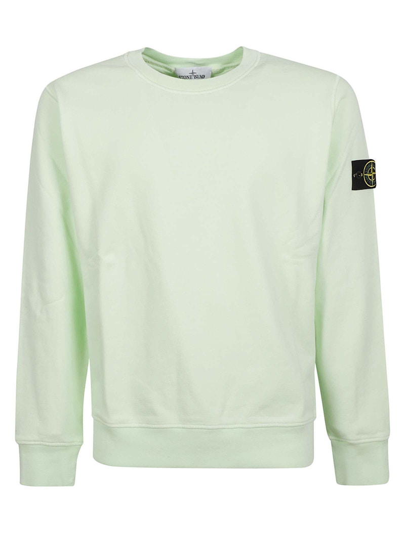 Lime green stone island hot sale sweatshirt