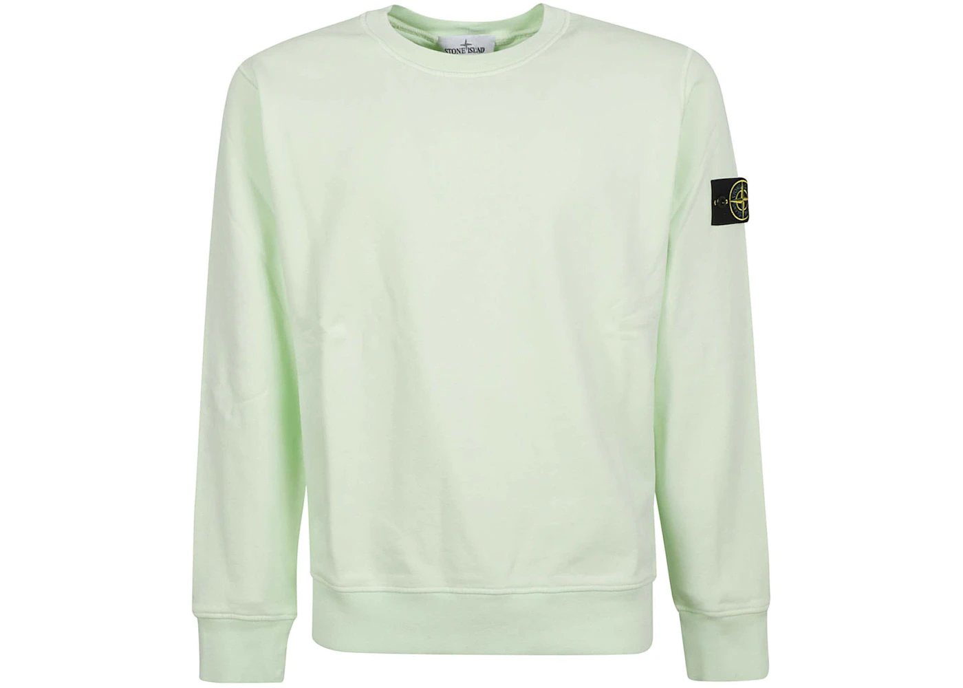 Stone Island Logo Sweatshirt Mint Green Men's US - Main Image