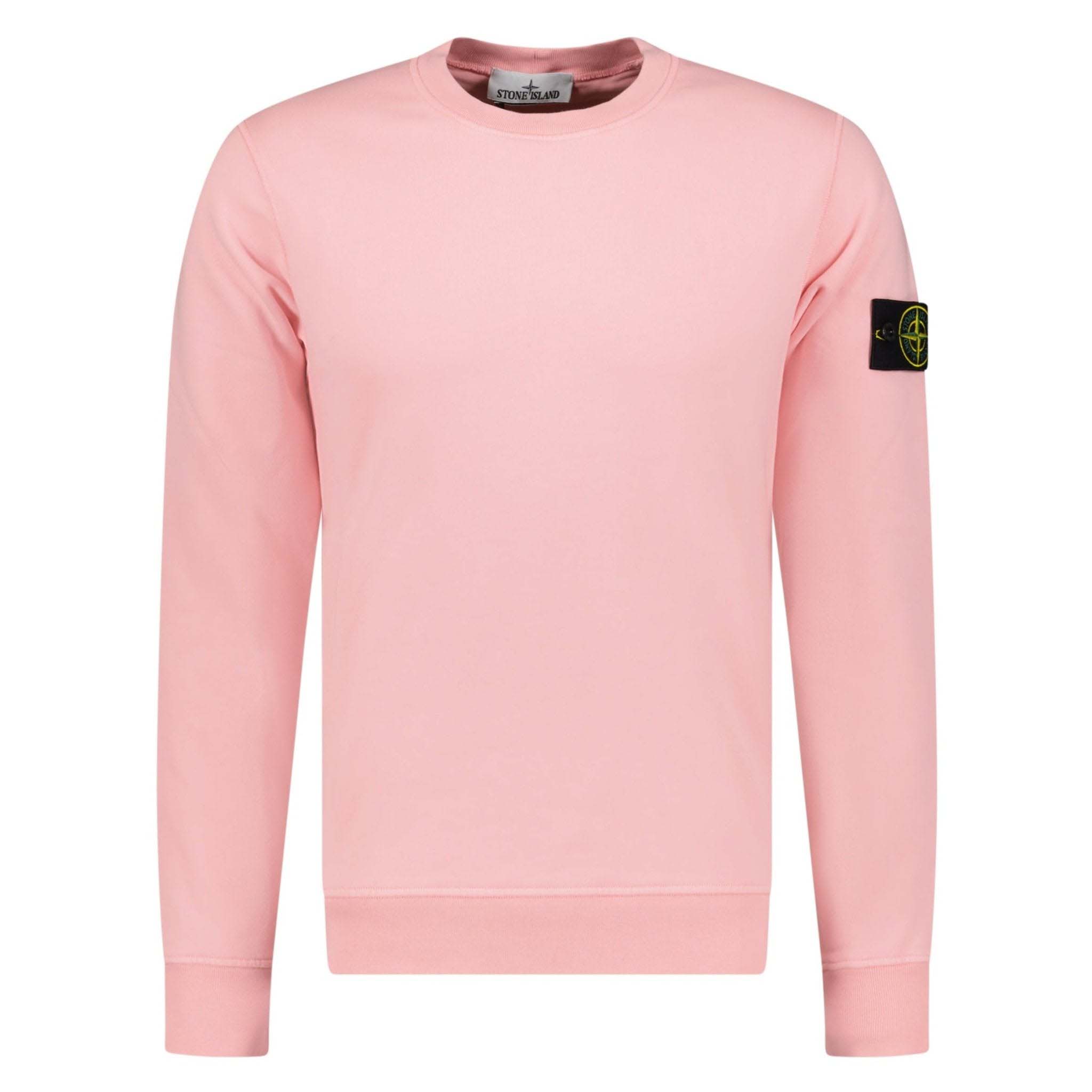 Stone Island Logo Sweatshirt Pink メンズ - JP