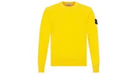 Stone Island Logo Sweatshirt Yellow