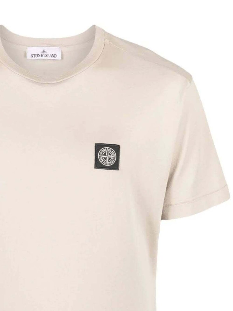 Stone island beige hot sale t shirt