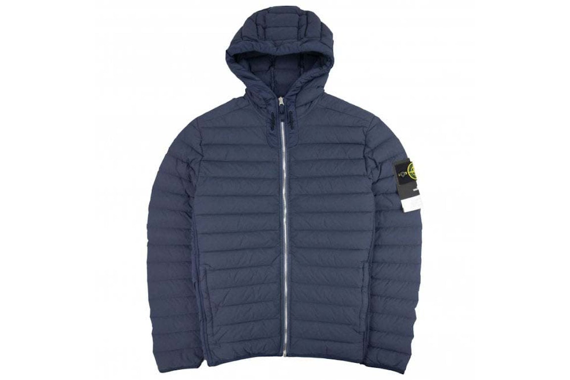 Pre-owned Stone Island Loom Woven Chambers Jacket Blue
