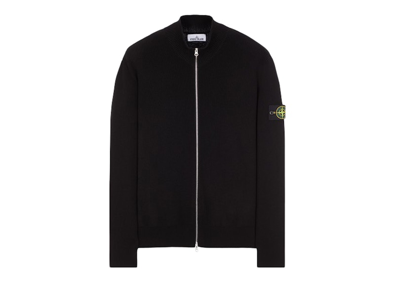 Stone Island Maglia Cardigan Black Men's - SS24 - US