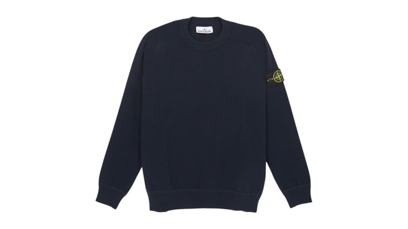 スウェット・トレーナー Stone  Micro Stitch Sweatshirt Stone Island Micro Stitch Loose Fit Crewneck Navy メンズ - JP