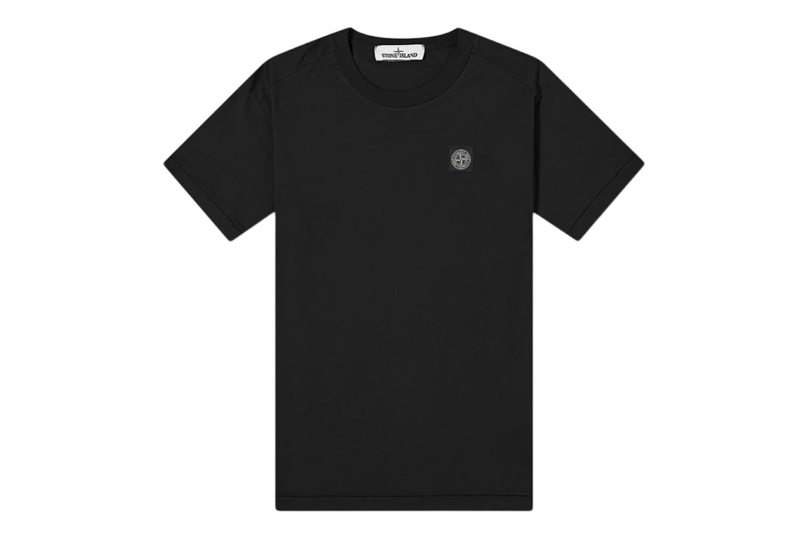 Pre-owned Stone Island Patch Logo T-shirt (741524113-v0029) Black