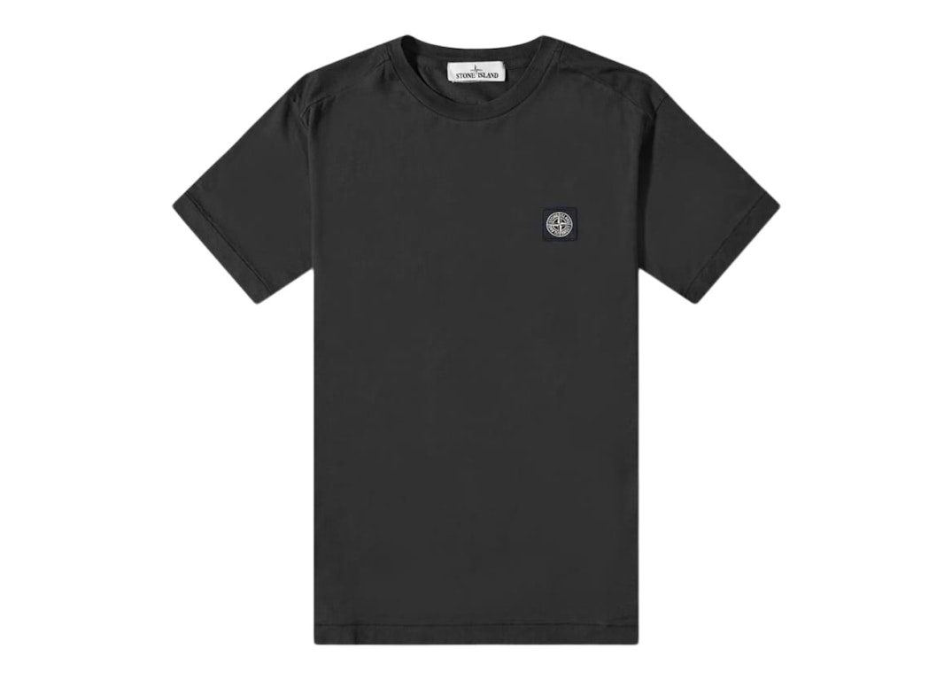 Pre-owned Stone Island Patch Logo T-shirt (761524113-v0029) Black