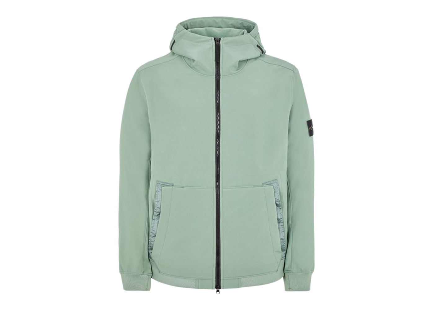 Stone island soft hot sale shell r green