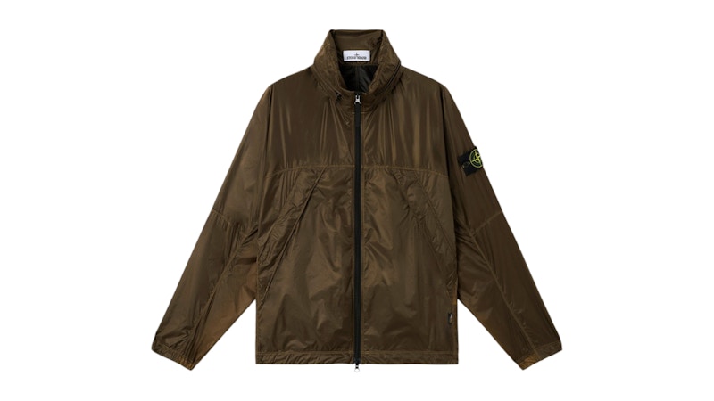 ジャケット・アウター Stone  Reps Nylon Military Jacket Stone Island Green Reps Nylon R Military Jacket - Large