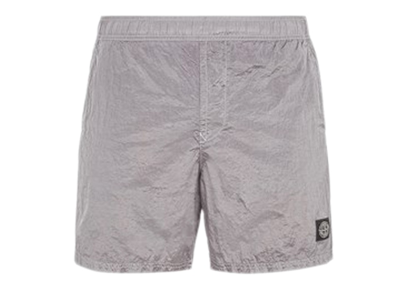 Stone Island Regular Fit Nylon Swim Trunks Dust メンズ - SS24 - JP