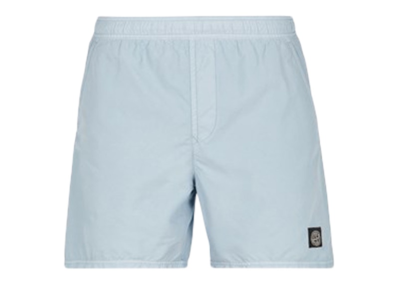 Stone Island Regular Fit Nylon Swim Trunks Sky Blue メンズ - SS24 - JP