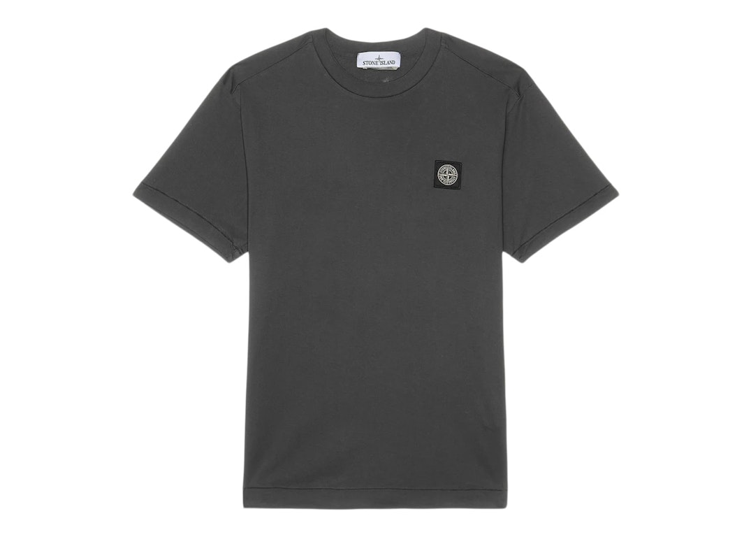 Pre-owned Stone Island Short Sleeve T-shirt Charcoal