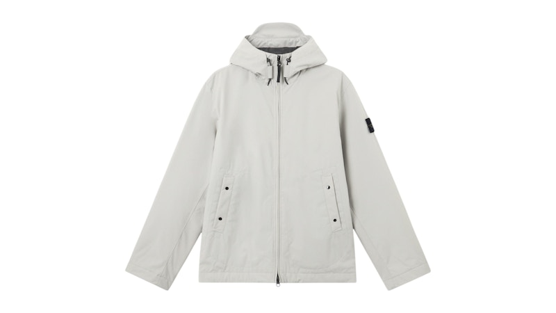Stone Island Soft Shell-R E.Dye Technology Primaloft 4100086 Jacket Pearl Grey