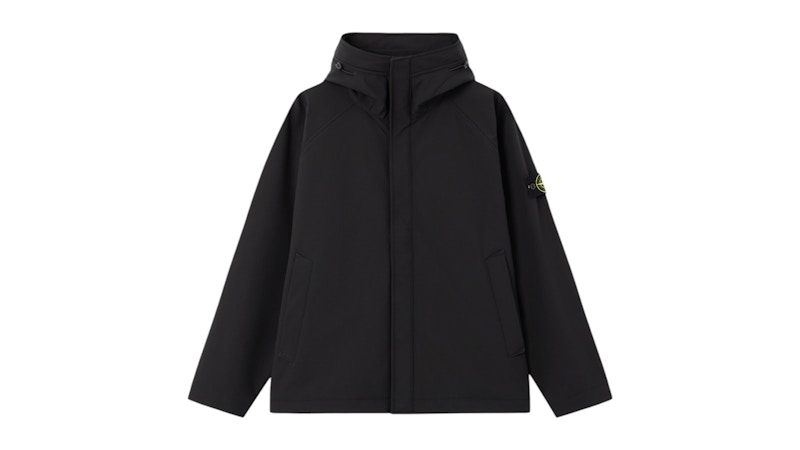 Stone Island Soft Shell-R E.Dye Technology Recycled Polyester Q100010 Parka Black
