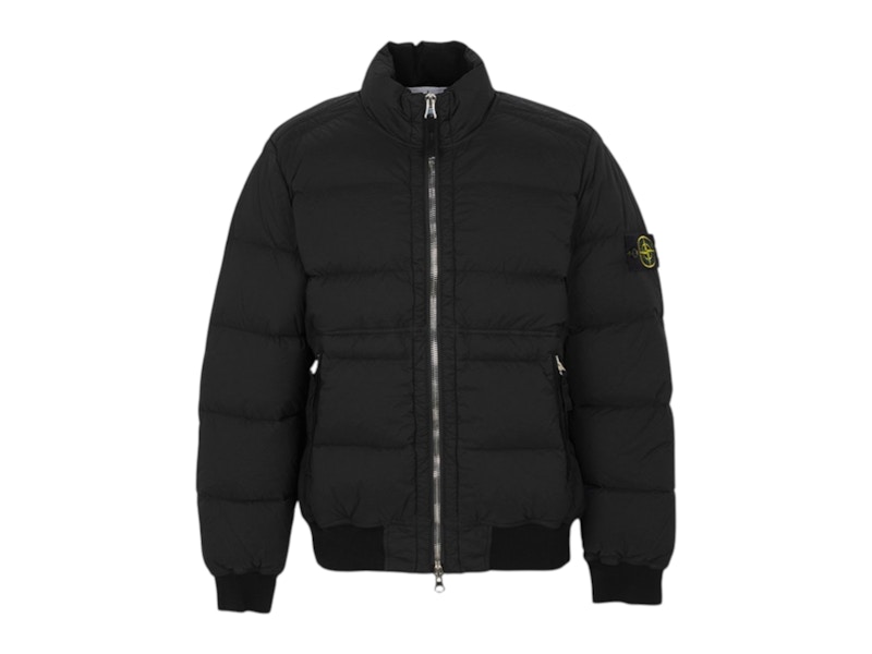 Piumino Stone Island con zip nero Uomo IT