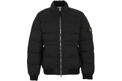 Piumino Stone Island con zip nero Uomo IT - Main Image
