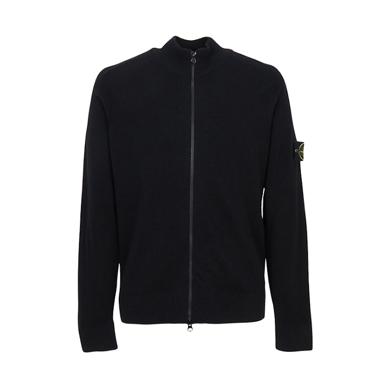 STONE  ブラックzip up Stone Island Zip Up Cardigan Black メンズ - JP