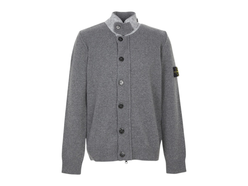 コ*コ様 【未使用】Stone  Zipper Cardigan X Stone Island Zip Up Cardigan Gray Men's - US
