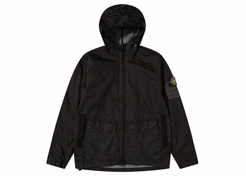 Pre-owned Stone Island X Dsm Men's 3l Tc Hooded Jacket In Black