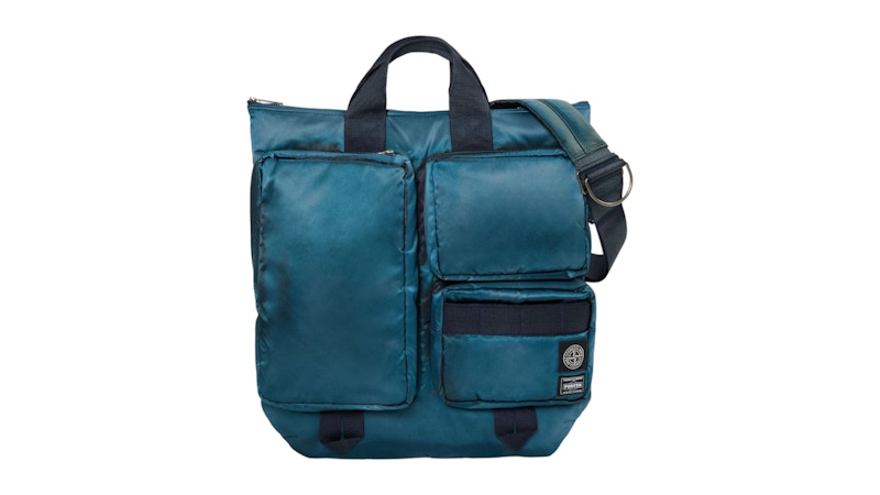 Stone Island x Porter Hand Corrosion on Nylon Twill Helmet Bag