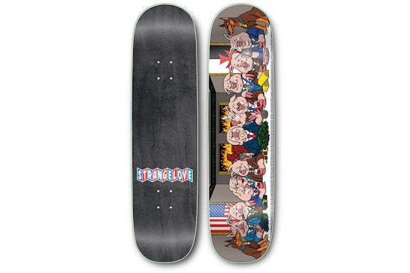 StrangeLove Animal Farm 8.5 Tavola da Skateboard Mutli