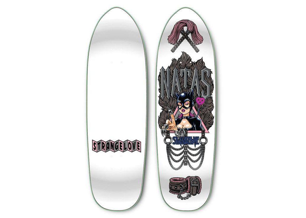StrangeLove Natas Kaupas 10.0 Skateboard Deck White - SS21 - US
