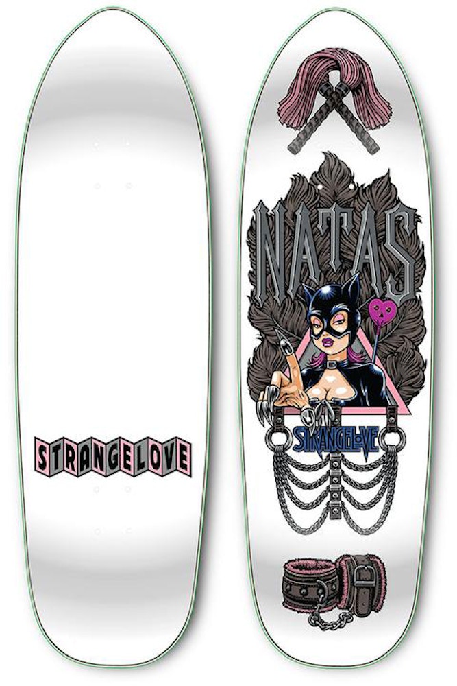 Strangelove Natas Kaupas 100 Skateboard Deck White Ss21