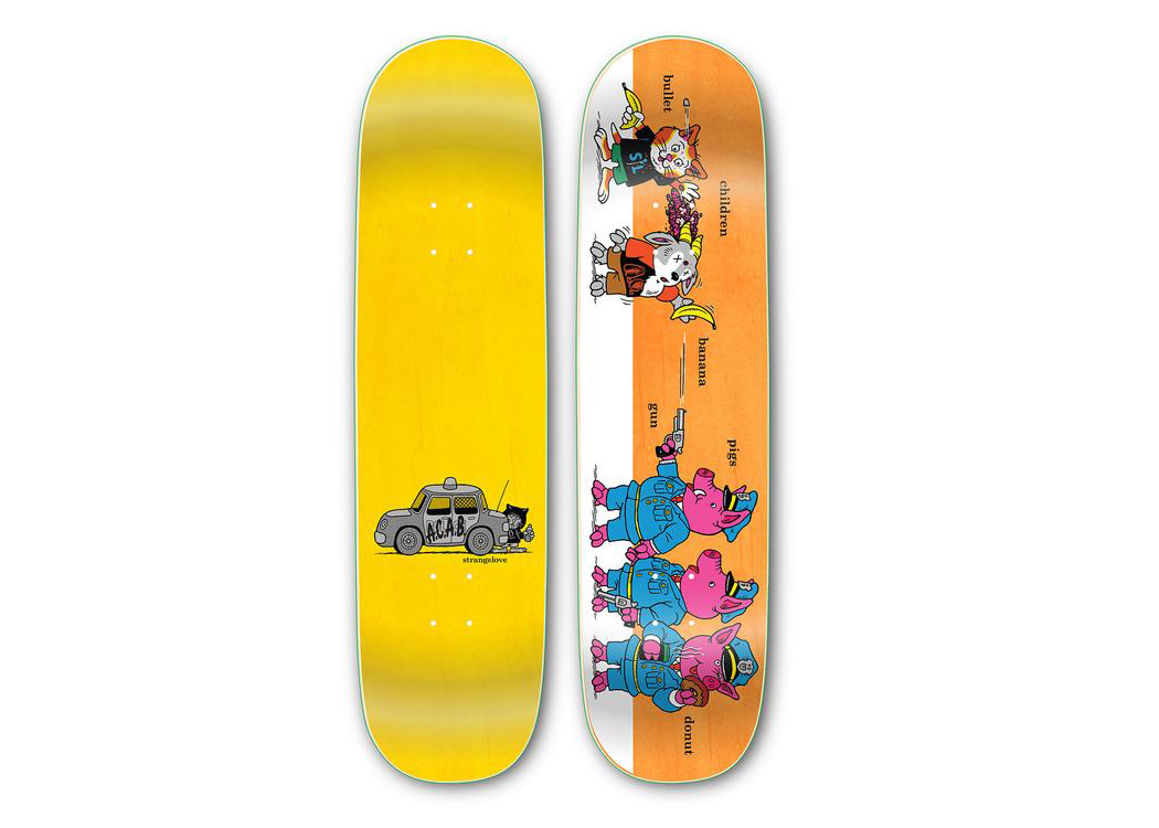 StrangeLove Panda Bear 8.5 Skateboard Deck