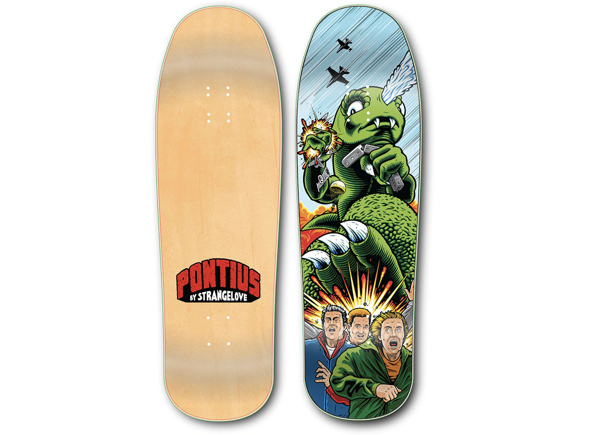 StrangeLove Sean Cliver x Chris Pontius 10.0 Skateboard Deck - US