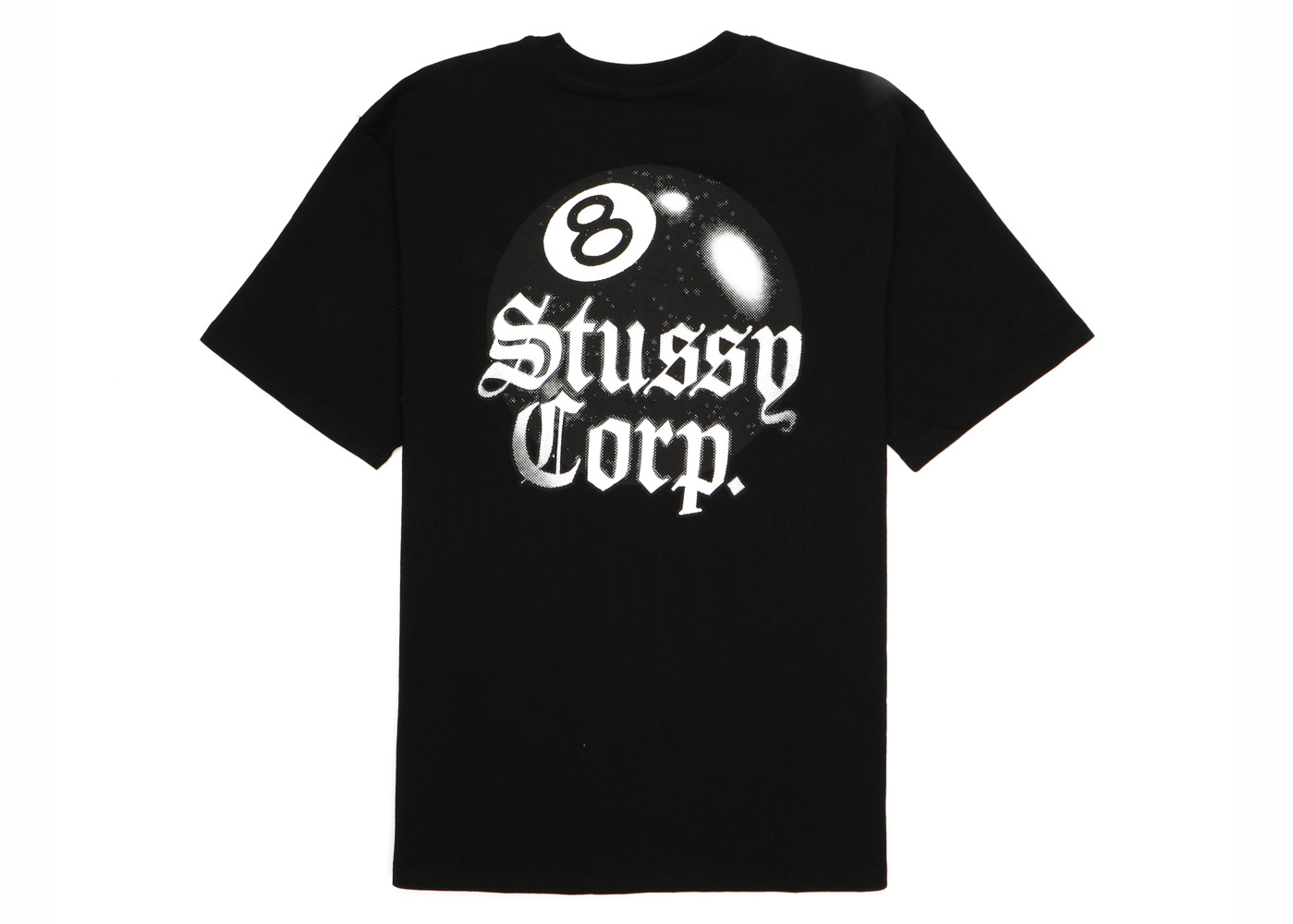 Stussy 8 Ball Corp. Tee Black - SS23 - JP