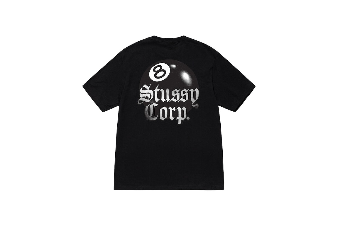 Pre-owned Stussy 8 Ball Corp. Tee Black